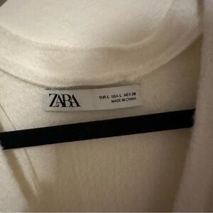 Zara white cardigan